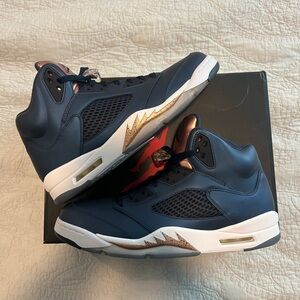 Air Jordan 5 Retro Bronze Mens Size 11.5